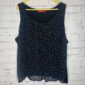 ‎Elle size 3X polka dot tank top